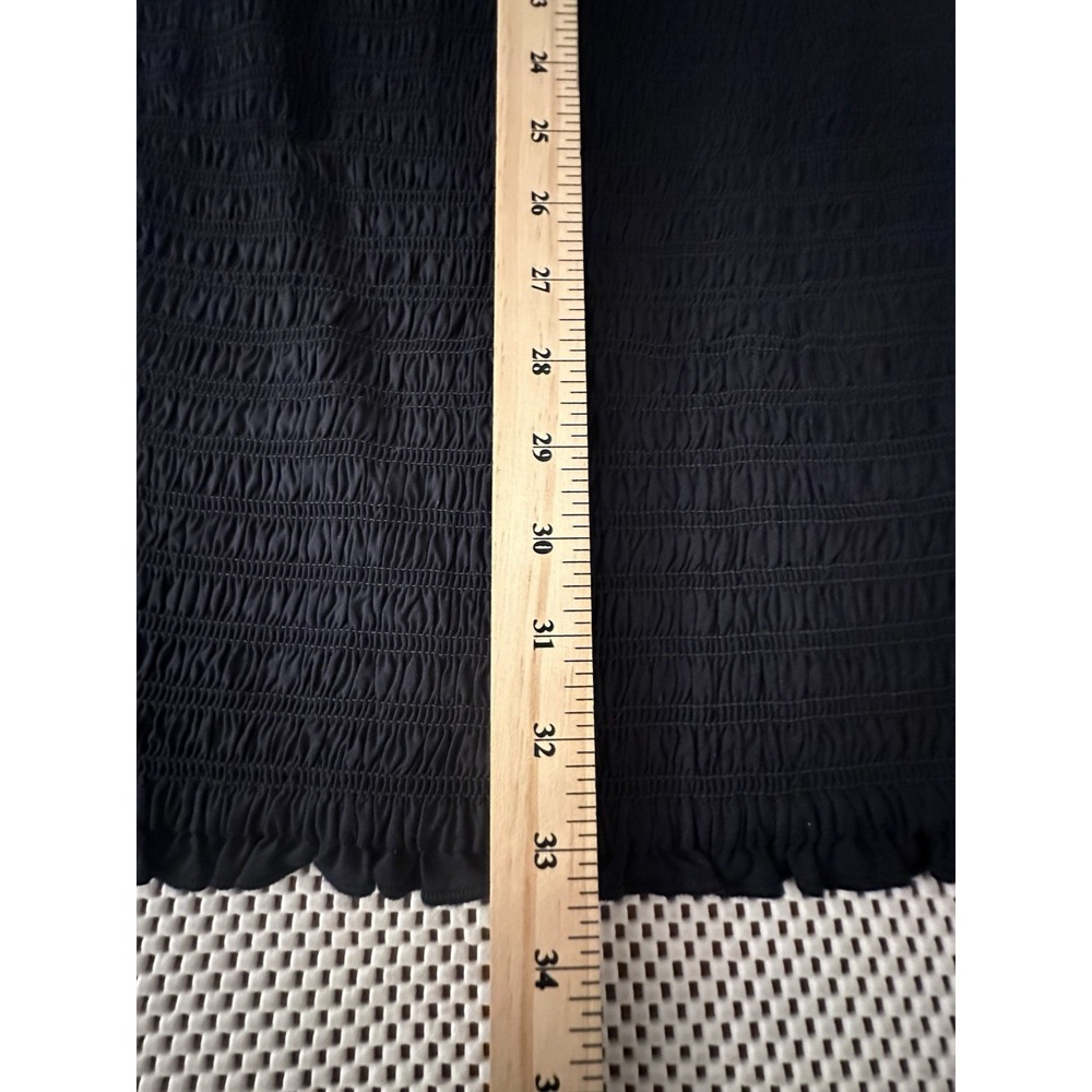NEW Cotton On Black Dress Size M/L 8/10 Off Shoulder Smocked Cocktail Party NWT - Picture 5 of 10